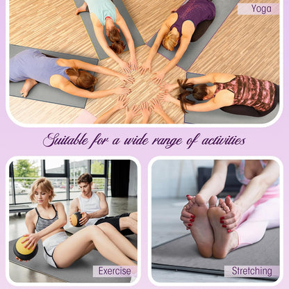 Breling Yoga Towel 4 Pack, Hot Yoga Towel 72" x 24" Non Slip Microfiber Mat with Grip Dots, Ultra Absorbent Sweat-Proof for Bikram, Pilates & Workout(Colorful)