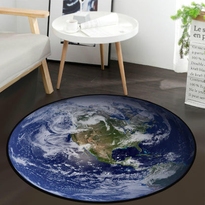 keepcute Gaming Round Area Rugs Non Slip Round Rugs Carpet Yoga Mat for Entryway Living Room Bedroom Home Decor 3ft