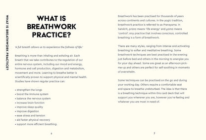 Breath Practice Cards: 50 breathwork meditations for mind, body & self (Wellness Practice Cards)