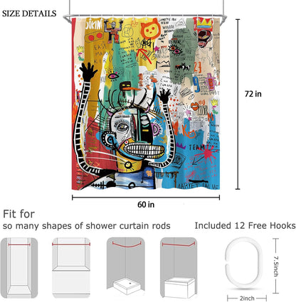 Funny Cute Yoga Sloth Shower Curtain Sets for Bathroom 60Wx72H Fun Animal Inspirational Quotes Shower Curtain Rustic Motivational Bathtub Curtain Wooden Farmhouse Bathroom Decor with 12 Hooks
