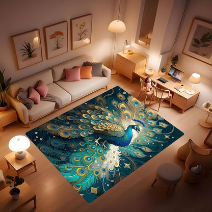 Butterfly Carpet Area Rug - Lovely Butterflies Printed Carpets for Kids Butterfly Theme Living Room Indoor Bedroom Decor Soft Polyester Yoga Mat 2'x3'