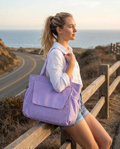 sportsnew Yoga Mat Bag Tote Yoga Gym Bags For Women Men with Waterproof Wet Pocket & Hook-and-loop, Quick Access Storage Yoga Mat Bag Carrier