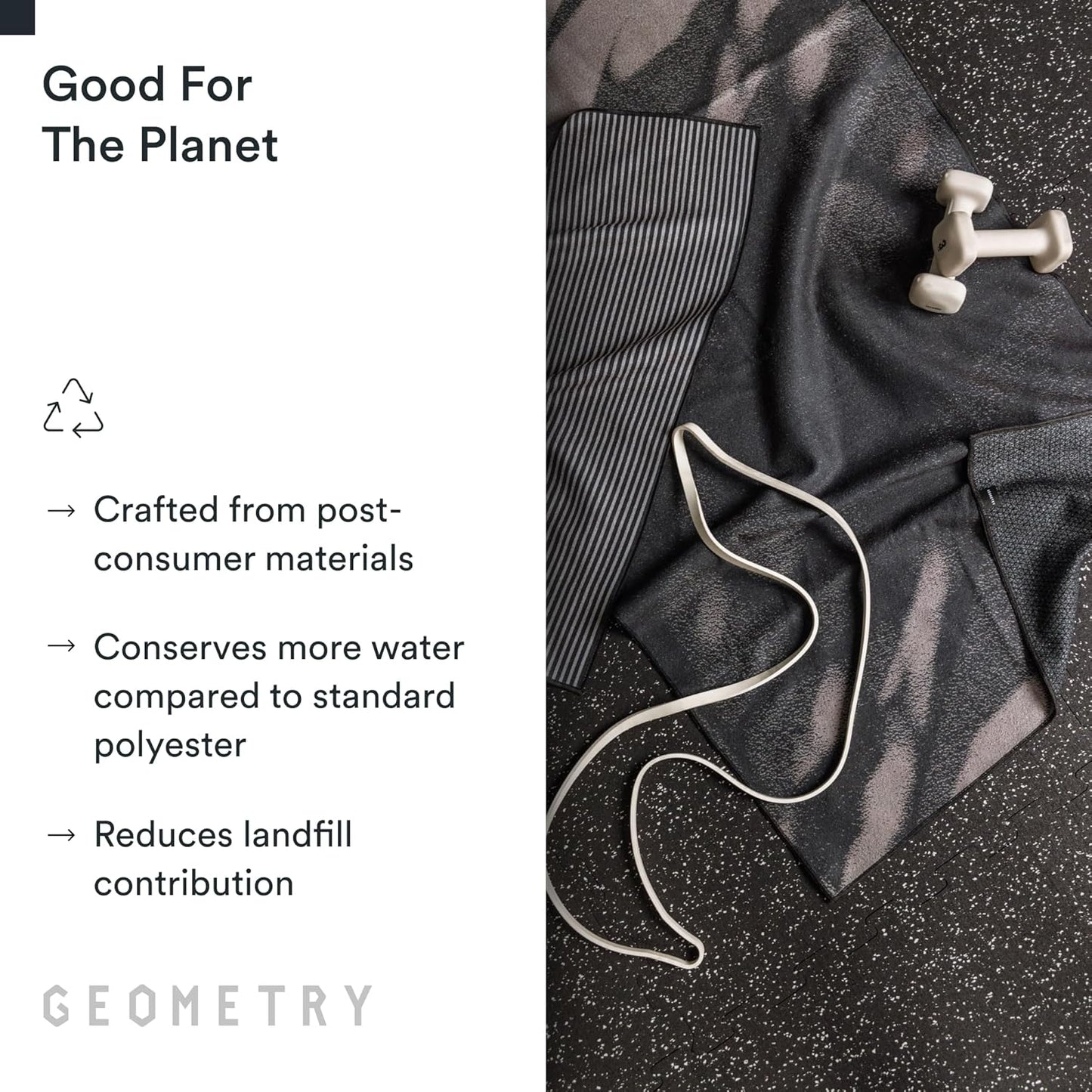 GEOMETRY Gym Towel for Working Out - Compact & Quick Dry, Super Absorbent Microfiber Sweat Towel - Premium Microfiber for Gym - Zig, 16" x 30", 1 Piece