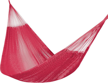 PNAEUT Handwoven Mayan Hammocks, Double Rope Hammock for Outdoor Outside & Indoor, Thick Soft 600 lbs Capacity Heavy-Duty, Includes Tree Straps, Carabiners & Carrying Bag (Nature, X-Large)