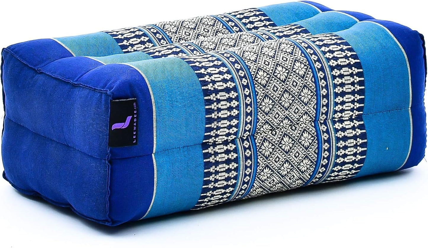 Leewadee Yoga Block – Floor Cushion for Yoga Practice, Meditation Seat Cushion for Workouts Filled with Kapok