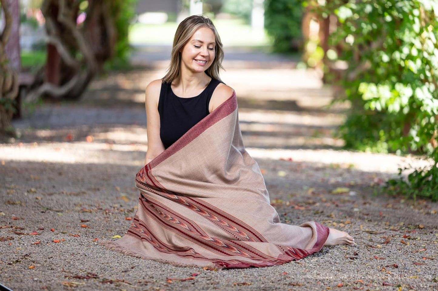 Meditation Shawl – Unisex Prayer Wrap, Large Scarf & Yoga Blanket – Soft, Lightweight & Multipurpose