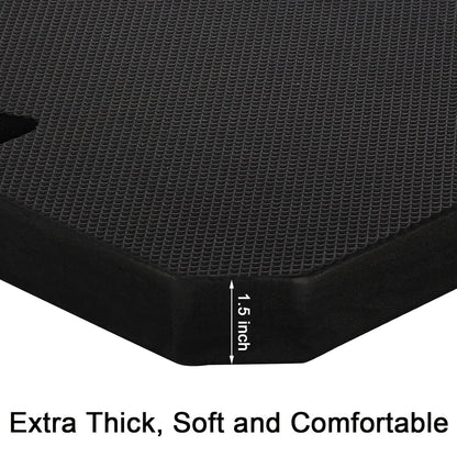 Hacaroa Set of 3 Extra Thick Kneeling Pad, High Density Foam Garden Kneeler, Comfortable Knee Pad Cushion for Work, Yoga Exercise, Baby Bath, Lightweight, Water Resistant, Blue