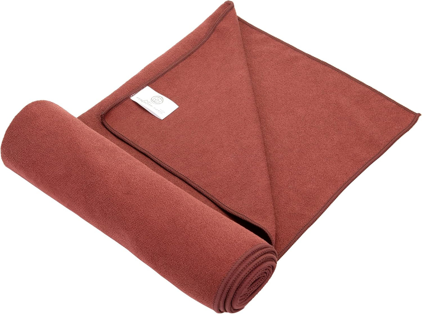 Yoga Mat Towel - Double Sided Microfiber Yoga Towel - Sweat Absorbent Non Slip Hot Yoga Towel - Lightweight, Quick Drying Pilates and Bikram Sweat Towel - 73''L x 26''W, Sage