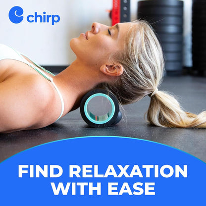 Chirp Wheel XR Knot Kneader - Firm Massage Roller, Shiatsu Thumb Massage, Muscle Release Tool for Knots &Tension Relief | High Density Foam for Physical Therapy & Relaxation, 500lbs Capacity, 6" Mint