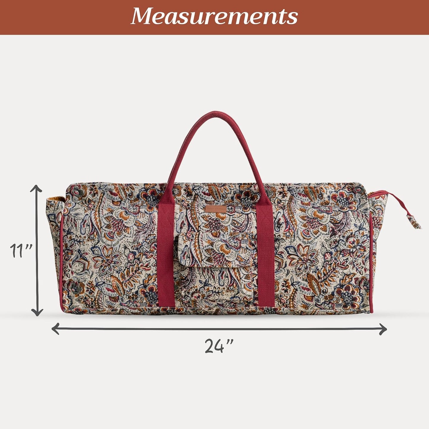 Maison d' Hermine Yoga Mat bag, Cylindrical bag for Woman&Men, yoga mat Bag &Adjustable shoulder straps Yoga Mat Carrier Bag with Drawstring Water Bottle Pocket and zipper pocket Easter Gifts
