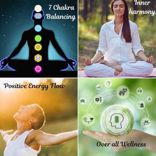 Chakra Healing Crystals Set of 10 Round Stones – Natural Gemstone Collection for Reiki, Meditation, Balancing, Yoga, Energy Work, Home Décor & Gifting