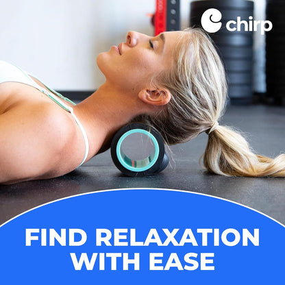 Chirp Wheel XR Knot Kneader - Firm Massage Roller, Shiatsu Thumb Massage, Muscle Release Tool for Knots &Tension Relief | High Density Foam for Physical Therapy & Relaxation, 500lbs Capacity, 6" Mint