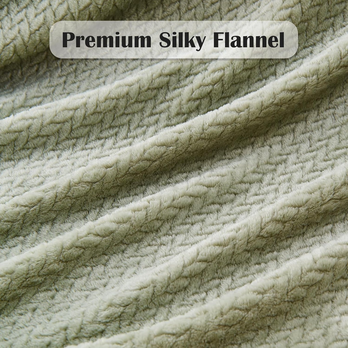 NEWCOSPLAY Super Soft Throw Blanket Light Purple Premium Silky Flannel Fleece Leaves Pattern Lightweight Bed Blanket All Season Use (Light Purple, Throw(50"x60")) - Colors A