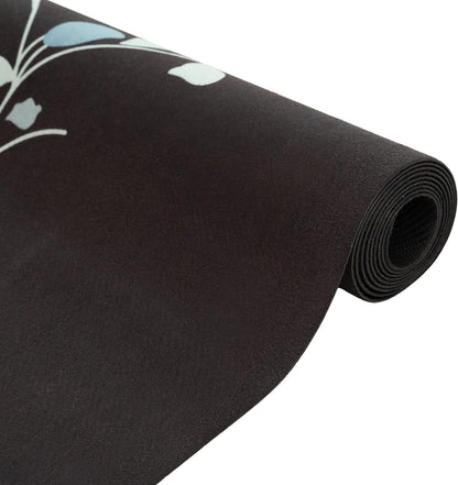 Yvonne Hummingbird Harmony Travel Yoga Mat - Ultra Thin 1/16” (1.5mm), Lightweight, Foldable & Non-Slip, Eco-Friendly Natural Rubber for Travel & Home + Free Carrying Strap