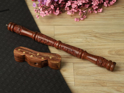 Yoga Danda (T-Shaped) Meditation Staff, Supports in Breath Flow