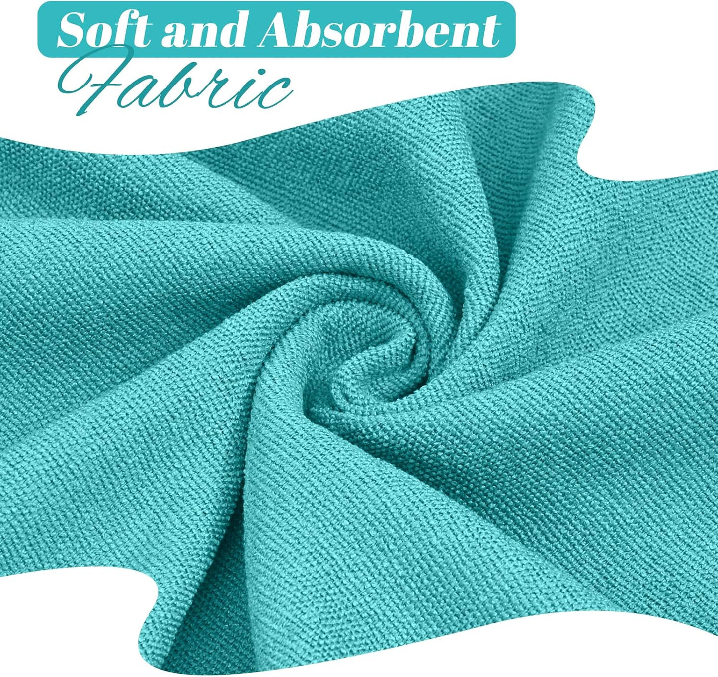 Hot Yoga Towel Non Slip- Microfiber Yoga Mat Towel for Hot Yoga, Pilates and Fitness 72" x 24", Sky Blue