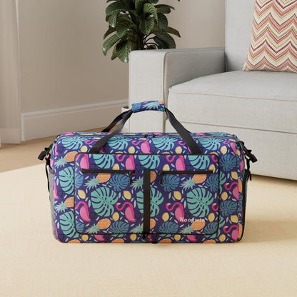 Woogwin Travel Duffel Bag Large Foldable Waterproof Overnight Bag for Beach Swim Bags Pool Sports Gym