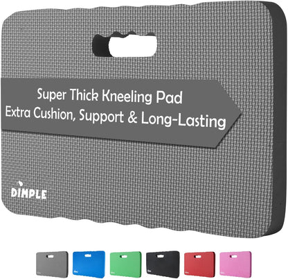 Dimple Thick Kneeling Pad | Garden Pad for Gardening | Kneeling Pad for Work | Garden & Bathtub Kneeler for Baby Bath | Kneeling Mat for Exercise & Yoga (XL) 17.8 x 11, Thickest 1-½"(2 Pack, Blue)