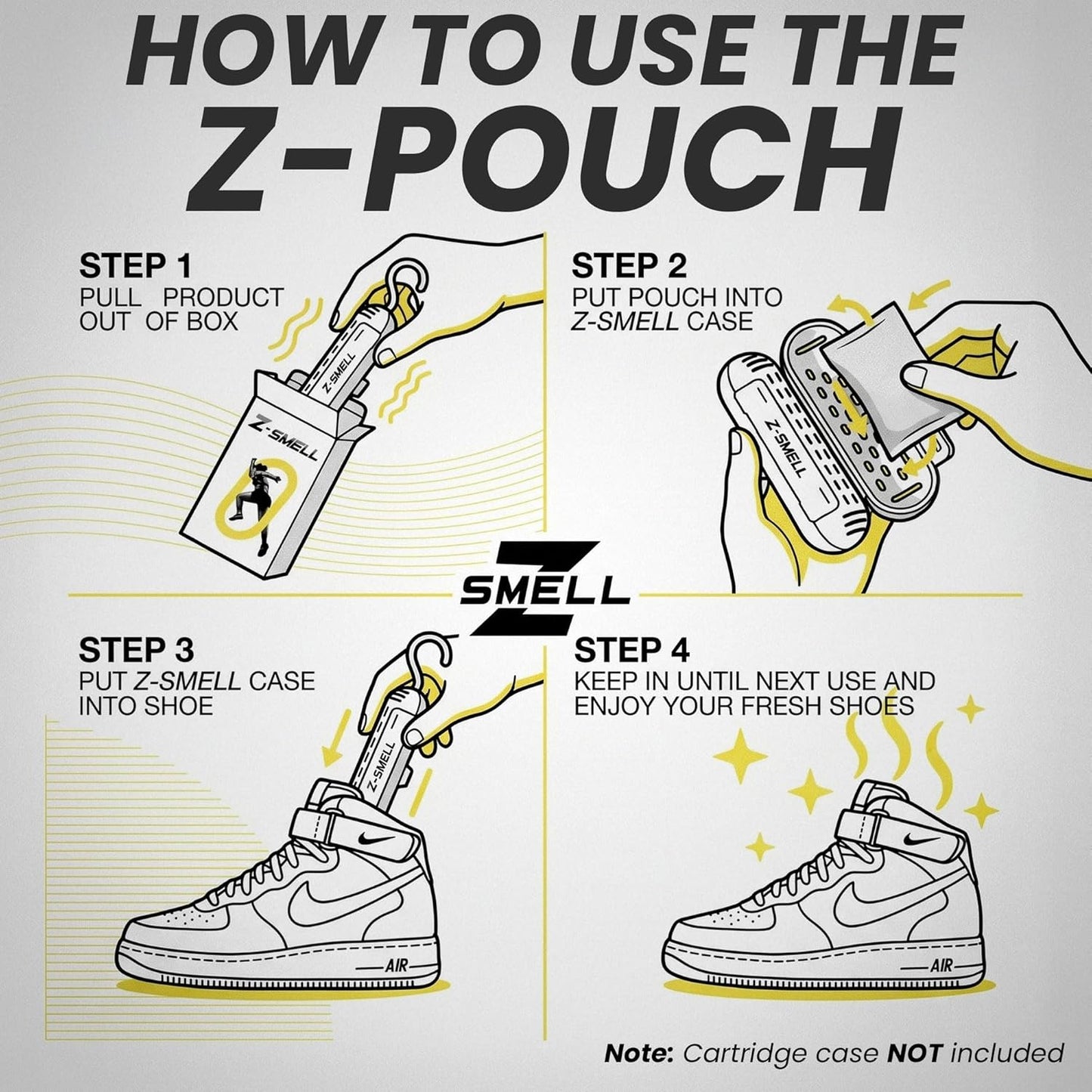 Z-Spray Odor Eliminator On-the-Go Spray – Unscented Deodorizer for Shoes, Pets, Gear, Car & Home – Lasting Smell Remover, Safe for Kids & Animals – Made without Harsh Chemicals – 100mL