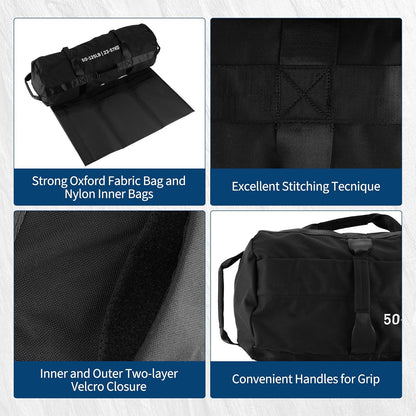 Adjustable Sand Bags for Working Out,Sandbags for Workout for Yoga, Strength Training and Full-Body Workouts