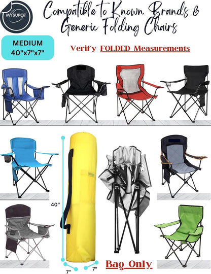 Replacement Bag for Folding Camping Chair, Portable Camp Chair, Hammock, Yoga Mat, Umbrella, Tents, Tripods, Fishing Poles - 420D Oxford Polyester Fabric