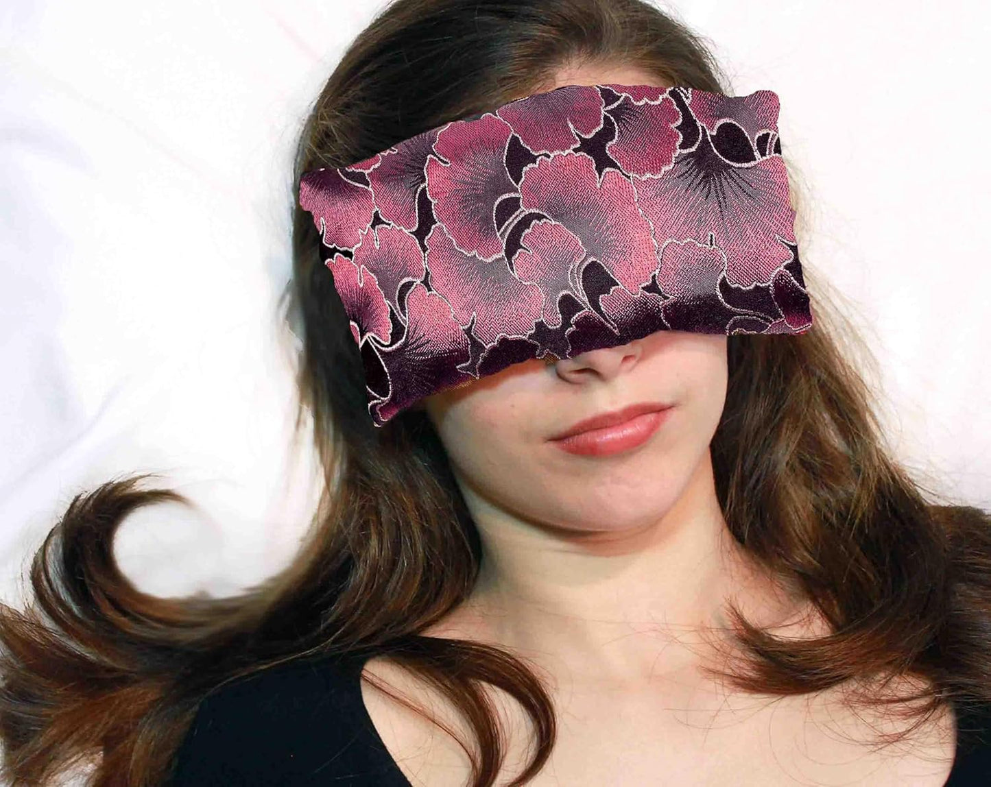 Handmade Luxe Serenity Eye Pillow - All-Natural Flaxseed - Unscented or Lavender Scented – Weighted Eye Mask for Yoga, Meditation, Hot & Cold Therapy