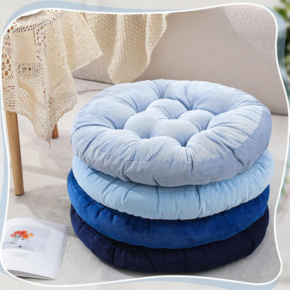 Jerify Floor Pillow Cushions Large Round Square Large Meditation Floor Pillow for Classroom Adult Meditation Picnic Party Seating Learning Daycare School(Square,Mixed Colors,4 Pcs)