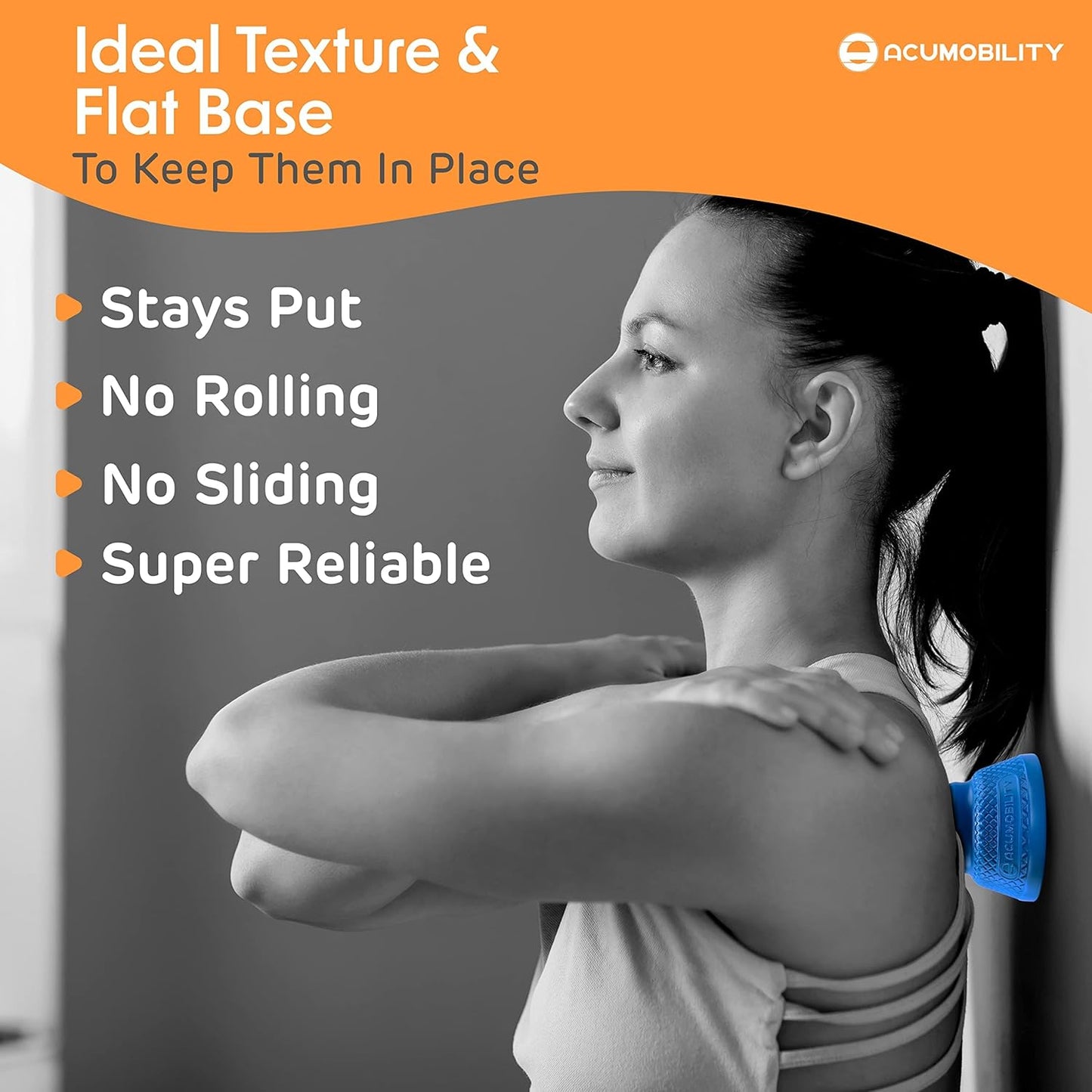 Acumobility Massage Ball Roller 2 Pack - Trigger Point - Massage Balls Massage Roller Ball - Foot Massage Ball - Physical Therapy Ball