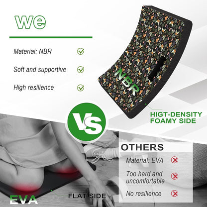 Kneeling Pad, Extra Thick Gardening Kneeling Pad for Women, Large Foam Bathtub Kneeling Pad for Bathing Baby, Waterproof Knee Pads Garden Workout Supplies, Grey