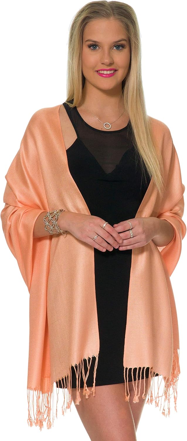 Pashmina Shawls and Wraps for Evening Dresses, Large Soft Pashminas Wedding Shawl