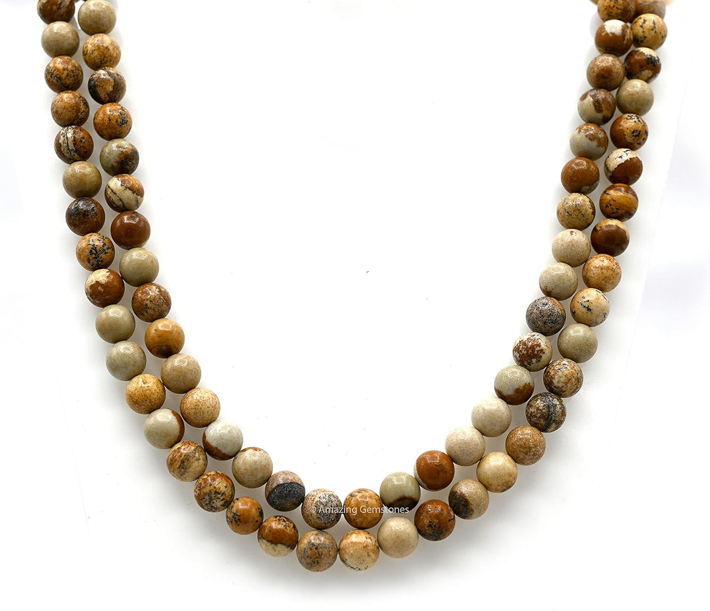 Amazing Gemstone 108 Beads Handmade Mala (Knotted, Rudraksha) - Colors B