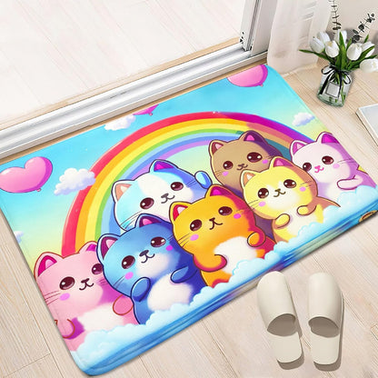 Black Girl Area Rug for Bedroom African American Rugs for Room Princess Carpet Kids Rugs for Bedroom African Girls Carpet for Living Room Teen Girls Yoga Mats, Pink, 4'×5'