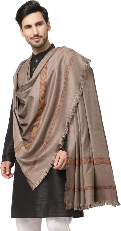Weavers Villa Meditation Shawl/Wrap, Oversize Scarf or Stole. Unisex