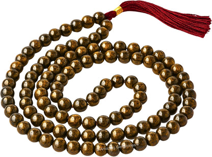 Amazing Gemstone 108 Beads Handmade Mala (Knotted, Rudraksha) - Colors B