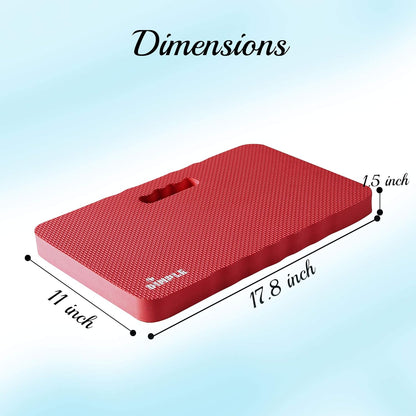 Dimple Thick Kneeling Pad | Garden Pad for Gardening | Kneeling Pad for Work | Garden & Bathtub Kneeler for Baby Bath | Kneeling Mat for Exercise & Yoga (XL) 17.8 x 11, Thickest 1-½"(2 Pack, Blue)