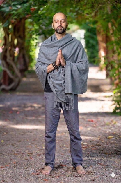Meditation Shawl or Meditation Blanket, Shawl/Wrap, Oversize Scarf/Stole. Large. Unisex.