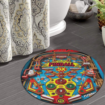 Room Sofa Yoga Soft Round Carpet, Home Decor Non Slip Kitchen Office Circle Rug, Machine Washable Modern Round Area Rug Beach Turtles, 60inch