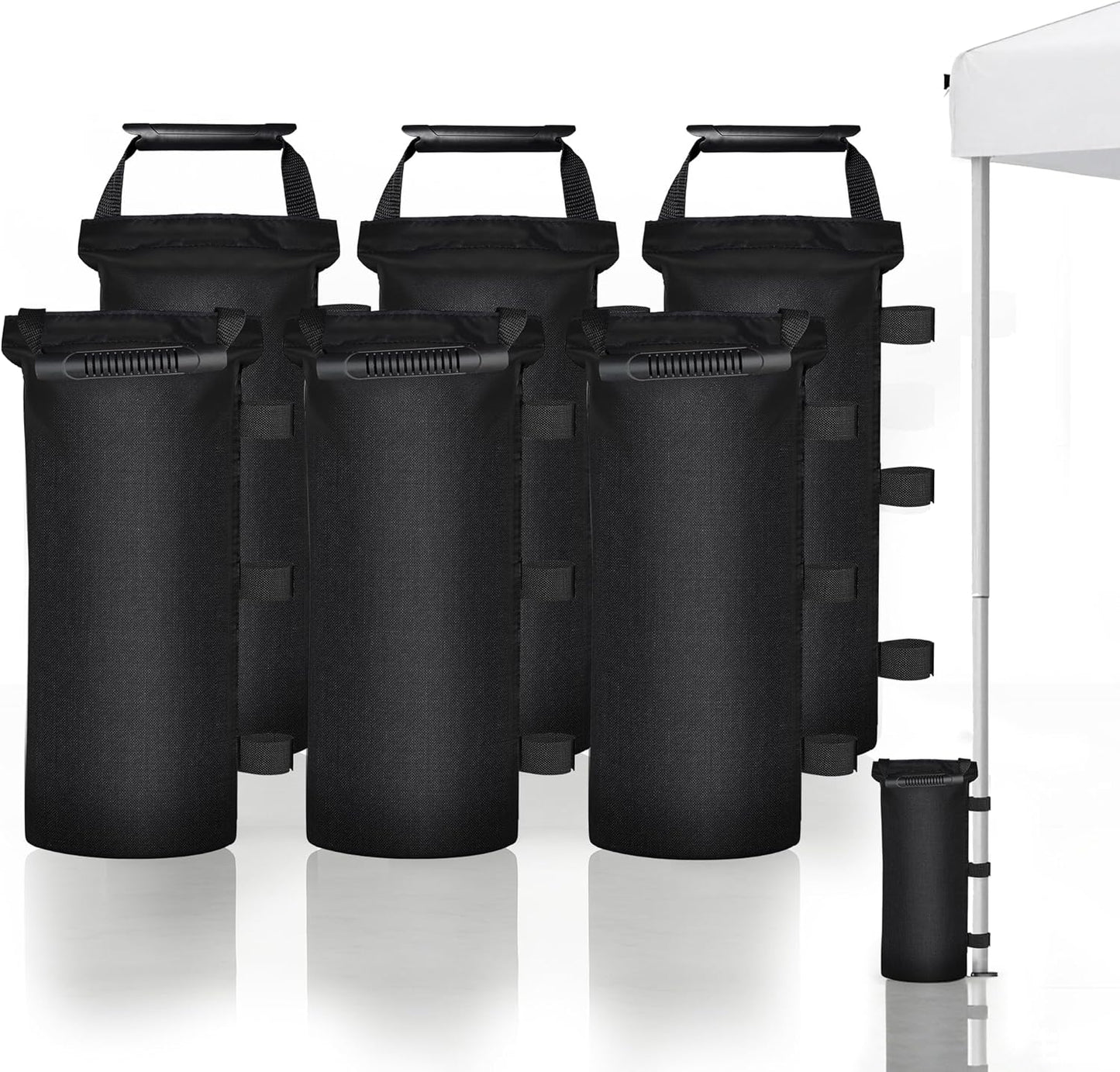 112 LBS Canopy Weights Sand Bags for Weight Windproof Pop up Canopy Tent (No Sand)-4 Pack