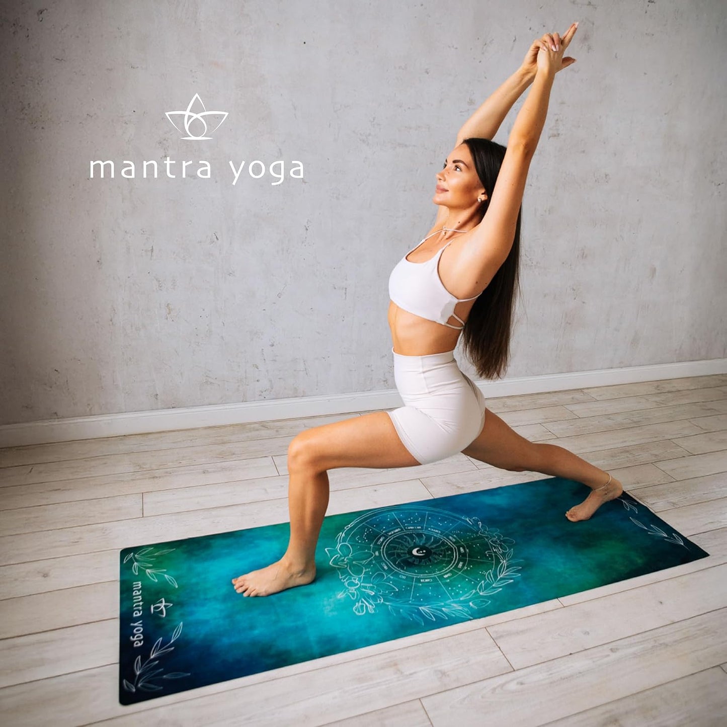 Mantra Yoga Travel PRO 1.5mm with Knee Pad - Foldable Fitness & Exercise Mat with Bag | Lightweight, Compact & Eco-Friendly | Non-Slip & Washable | For All Types of Yoga | 72" L x 24" W | 2.6 lbs