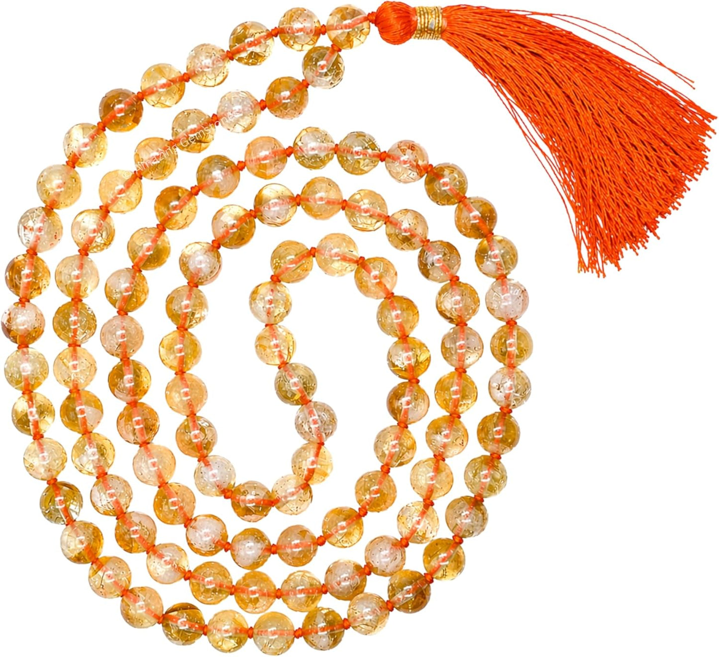 Amazing Gemstone 108 Beads Handmade Mala (Knotted, Rudraksha) - Colors B