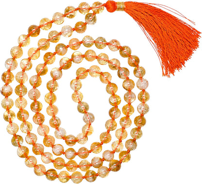 Amazing Gemstone 108 Beads Handmade Mala (Knotted, Rudraksha) - Colors B
