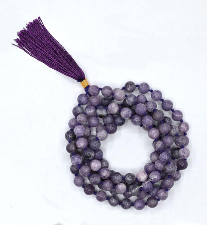 Amazing Gemstone 108 Beads Handmade Mala (Knotted, Rudraksha) - Colors B