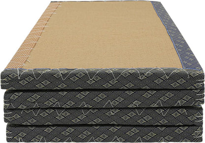Traditional Tatami Mattress,40"x78" Collapsible Floor Meditation Mat,Natural Coconut Fiber Sleeping Futon for Beds Meditation Spaces Yoga Meditation Rooms
