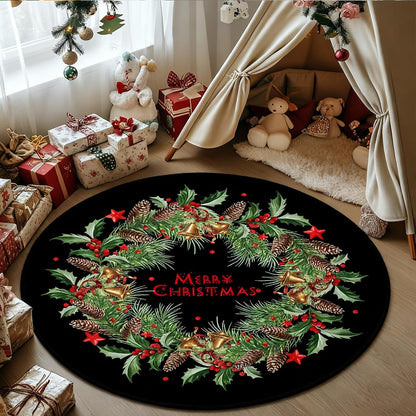 keepcute Gaming Round Area Rugs Non Slip Round Rugs Carpet Yoga Mat for Entryway Living Room Bedroom Home Decor 3ft