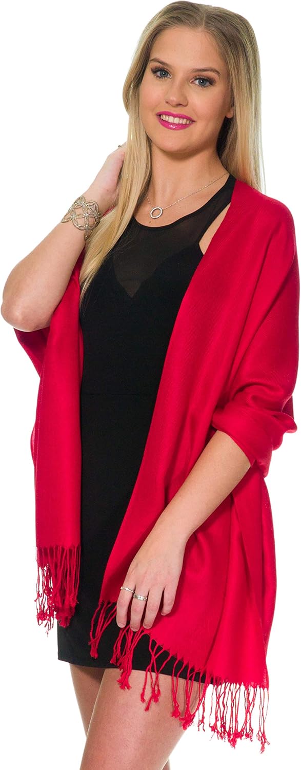 Pashmina Shawls and Wraps for Evening Dresses, Large Soft Pashminas Wedding Shawl