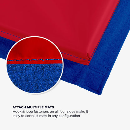 We Sell Mats - 4 ft x 6 ft x 2 - Personal Fitness & Exercise Mat for Home Workout - Lightweight and Folds for Carrying – All Purpose Gym Mat – Thick Mat for Yoga, Pilates, Stretches, Floor Exercises