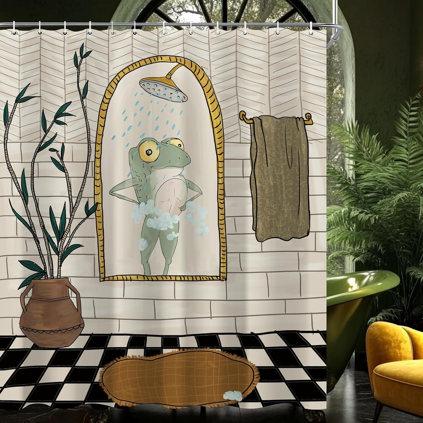 Funny Cute Yoga Sloth Shower Curtain Sets for Bathroom 60Wx72H Fun Animal Inspirational Quotes Shower Curtain Rustic Motivational Bathtub Curtain Wooden Farmhouse Bathroom Decor with 12 Hooks