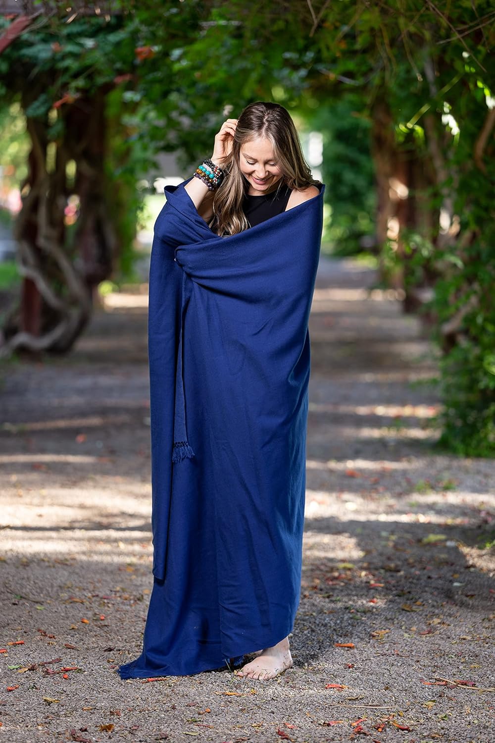 Meditation Shawl or Meditation Blanket, Shawl/Wrap, Oversize Scarf/Stole. Large. Unisex.