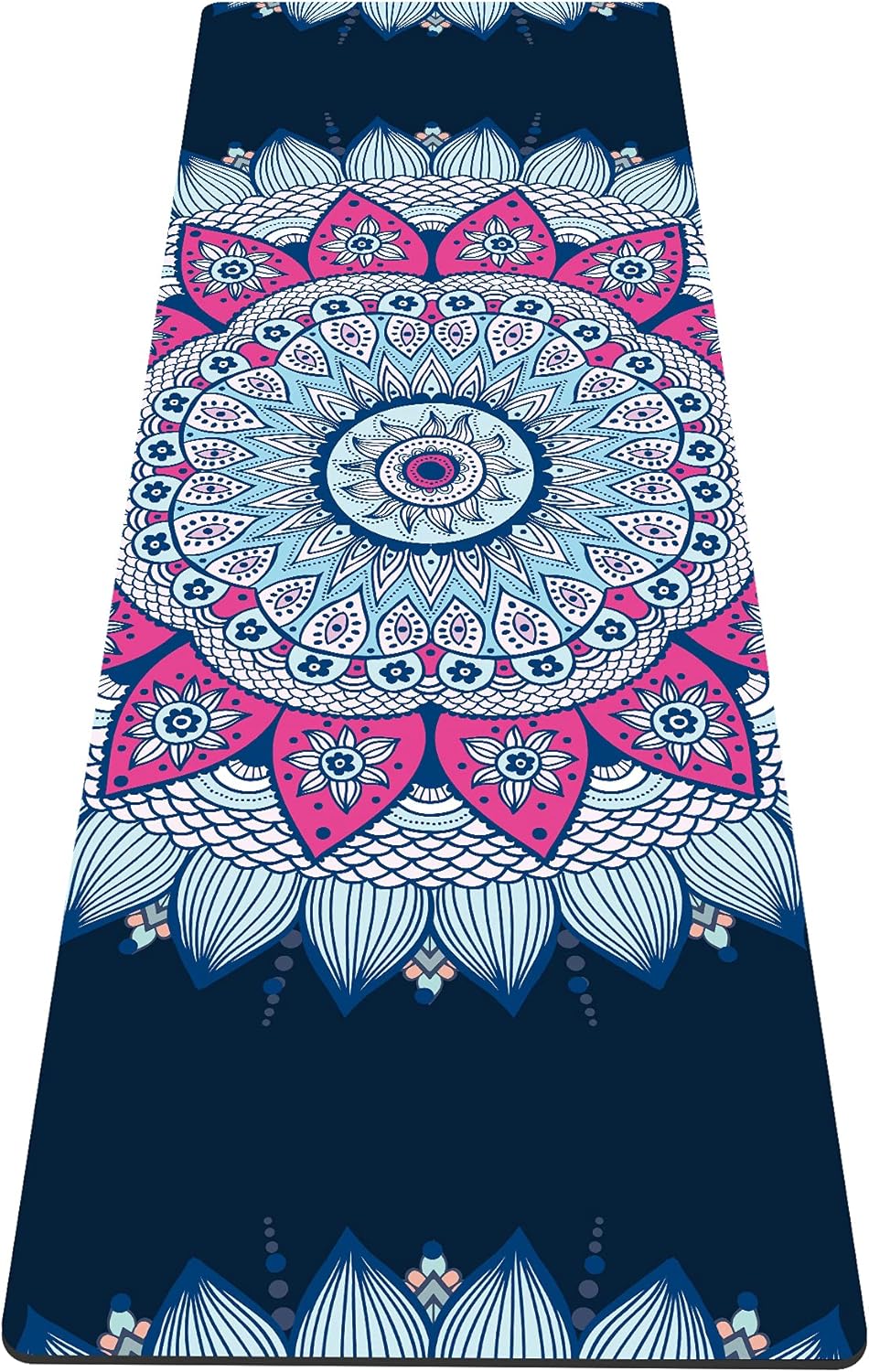 nuveti Yoga Mat Print Extra Thick TPE Non Slip Fitness Exercise Mat with Carrying Bag,72"x24" Extra Thick 6MM Exercise & Workout Mat for Yoga, Pilates Fitness and Floor Exercises - Colors A