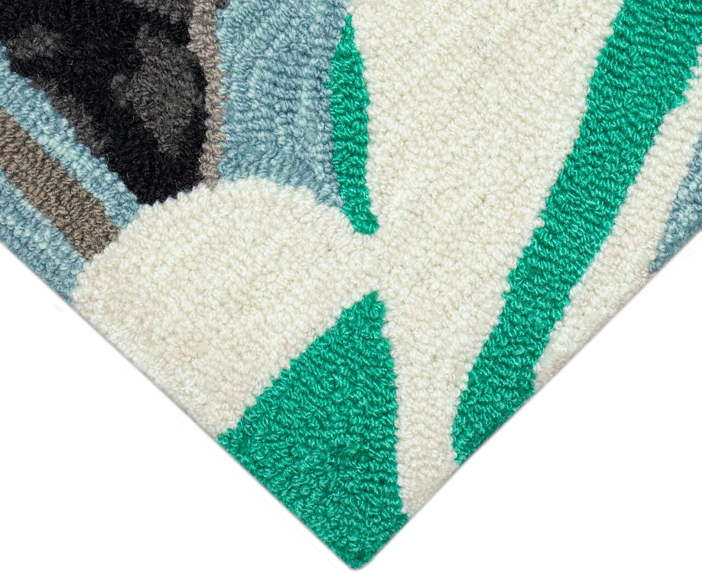 Liora Manne Frontporch Indoor Outdoor Rug - Novelty Design, Hand Hooked, Weather Resistant, UV Stabilized, Foyers, Porches, Patios & Decks, Yoga Dogs, 2'6 x 4'